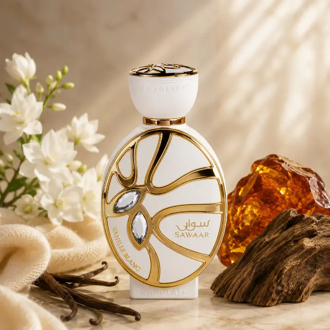 Khadlaj Sawaar Vanille Blanc Perfume - StardustPerfume.com
